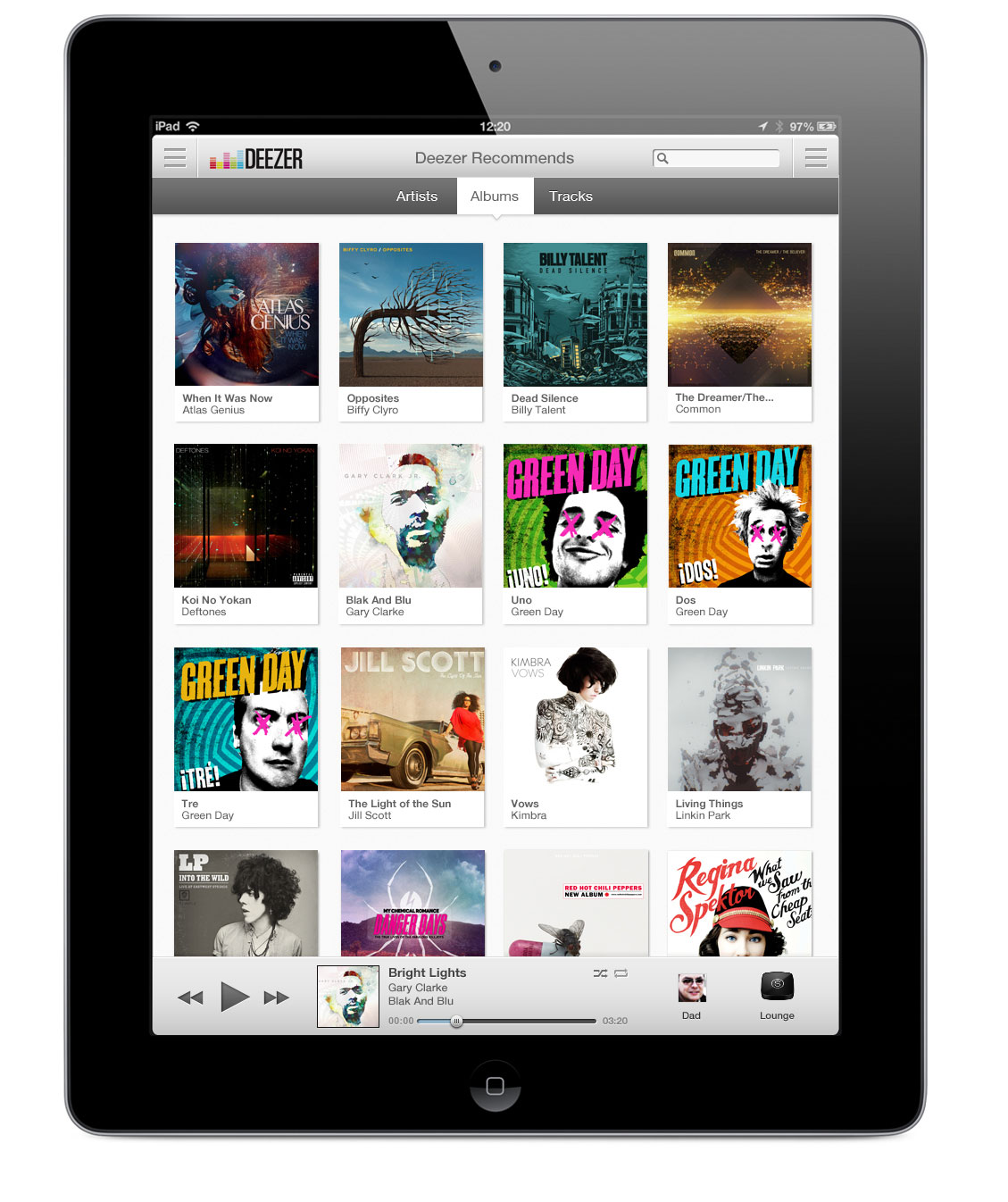 Deezer Recommends Portriat