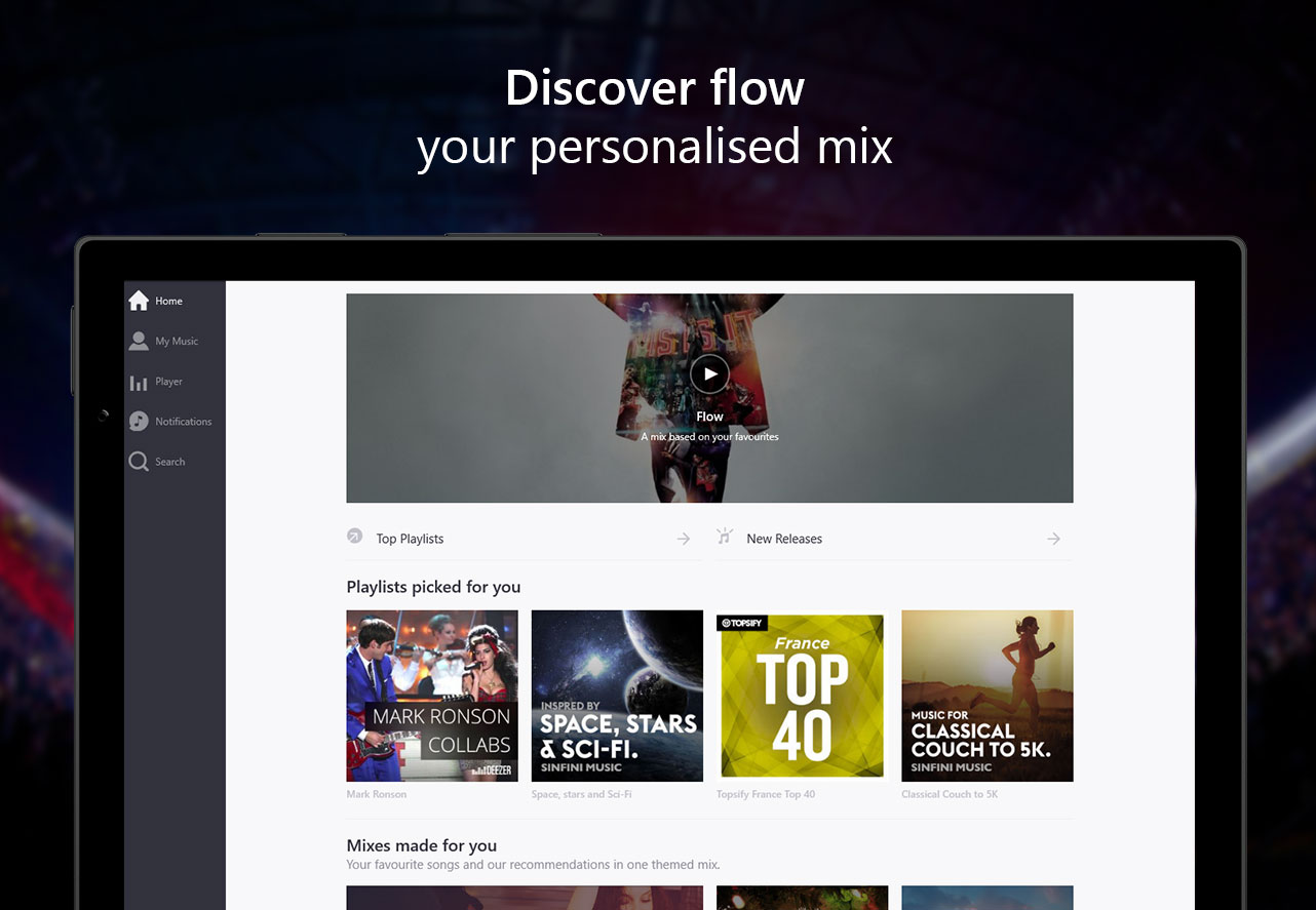 deezer windows app