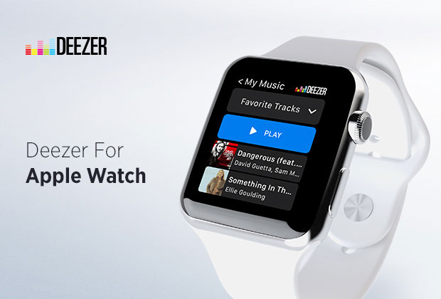 deezer apple watch