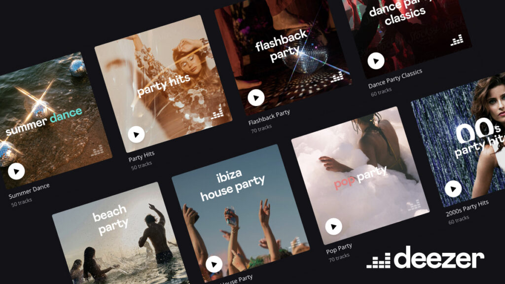 Top party songs on Deezer