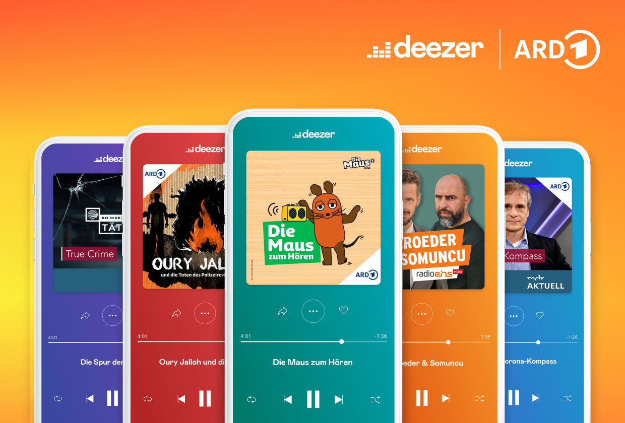 ARD Deezer Podcast Kooperation