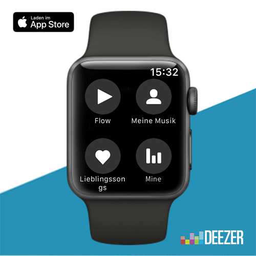 Deezer Apple Watch App gif
