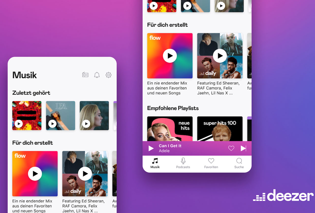 Deezer Mobile App – Hifi-Sound für Neukund*innen inklusive