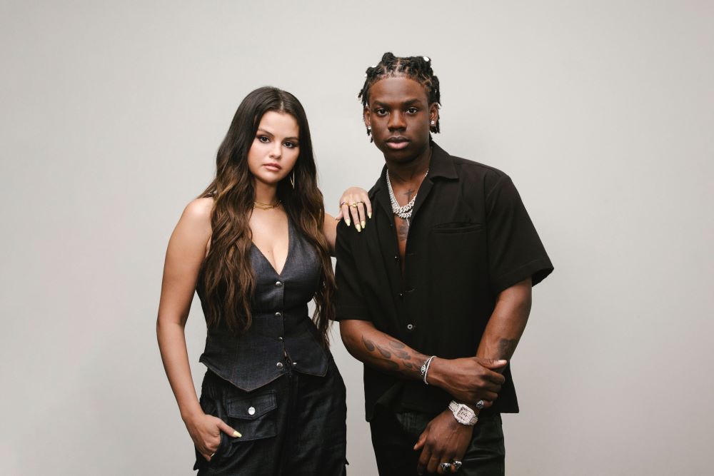 músicas internacionais mais tocadas Selena Gomez e Rema